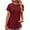 Wine, variant on Fesfesfes Women T Shirts Short Sleeve Women's Solid Color Round Neck Short Sleeve T-shirt Loose Tops Comfy Clothes for Women S(US:4)