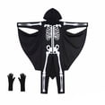 thumbnail image 3 of OJSFQUFP Trick-or-Treat Outfit Halloween Kids Bat Skeleton Overall Suit,Scary Halloween Outfit for Boys and Girls, 3 of 6