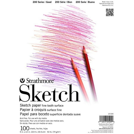 Sax Sulphite Drawing Paper, 50 lb, 18 x 24 Inches, Extra-White, Pack of 500
