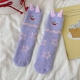 thumbnail image 3 of Womens Winter Socks, Mid Tube Socks with Fleece for Warmth and Cold Protection, 3 of 4