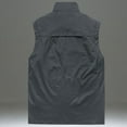 thumbnail image 6 of APEXFWDT Men's Summer Outdoor Work Vest Big and Tall Safari Hiking Travel Photo Fishing Vest with Multi Pockets, 6 of 6