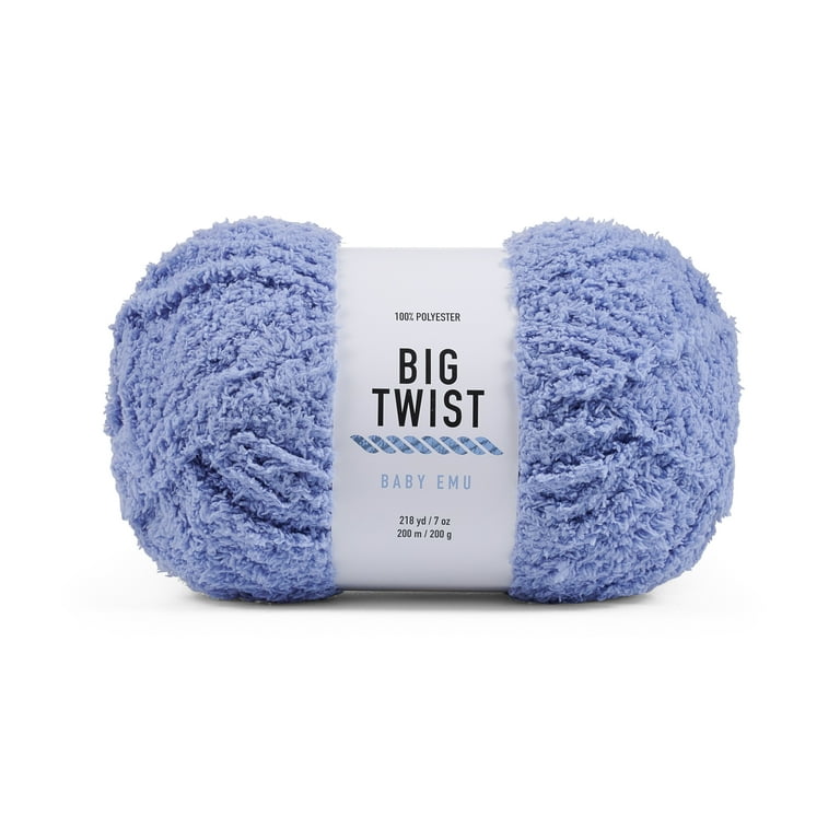 Big Twist Baby Emu 4 Pack Bulky Polyester Yarn, Strawberry