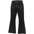 thumbnail image 1 of GUESS Womens Sexy Fare Garment Washed Flared Jeans, Black, 25, 1 of 3