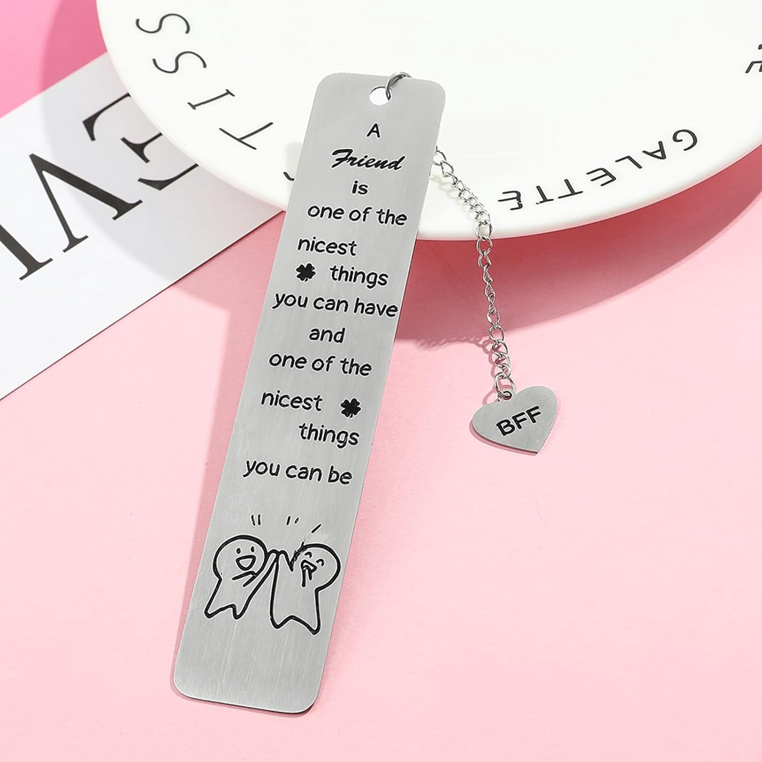 Bookmark Gifts for Best Friend Friendship Gift for Women Christmas Stocking Stuffers Friends Sentimental Gifts for Best Friend Birthday Graduation Gifts for Women Female Friend Gift Ideas
