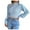 Blue, variant on VSSSJ Women Long Sleeve Lightweight Cut Out Cropped Sweaters Casual Solid Color Crewneck Cable Knit Pullover Crop Sweater Jumper Wine M