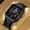 Black skin, all black, variant on Men's watch, fashionable quartz watch, casual single calendar men's watch, waterproof, light luxury, high-end quartz watch, men's wristwatch