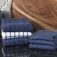 thumbnail image 6 of RITZ Terry Kitchen Towel and Dish Cloth, Set of 3 Towels and 3 Dish Cloths, Navy, 6 of 6