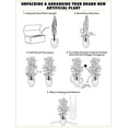 thumbnail image 2 of Nearly Natural 9349 69 in. Olive Cone Topiary Artificial Tree in Decorative Planter, 2 of 2