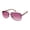 Silver & Rose, variant on R3262 Women's Metal UV Protective Aviator Sunglasses. Gifts for Women with Flair, 64 mm