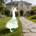 thumbnail image 6 of OugPiStiyk Porch Goose Outfits,Goose Clothes for 23 Inch High Cement Plastic Lawn Goose Statue Clothing, Spring Suit for Lawn Goose Statue Clothes, Suitable for Party Yard Outdoor, 6 of 8