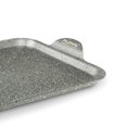 thumbnail image 3 of Flonal Monolite Forged Aluminum Non-Stick Griddle Plate 13.8x9.8" (35x25 cm) Marble Flat Griddle Pan, Gray, 3 of 6