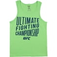 thumbnail image 1 of Reebok Mens Ultimate Fighting Championship Tank Top, Green, Medium, 1 of 2