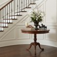 thumbnail image 2 of BUTLER Round Pedestal Table, Olive Ash Burl, 2 of 5