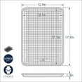 thumbnail image 3 of Nordic Ware Prism Half Sheet Pan with Oven-Safe Nonstick Grid, 3 of 3