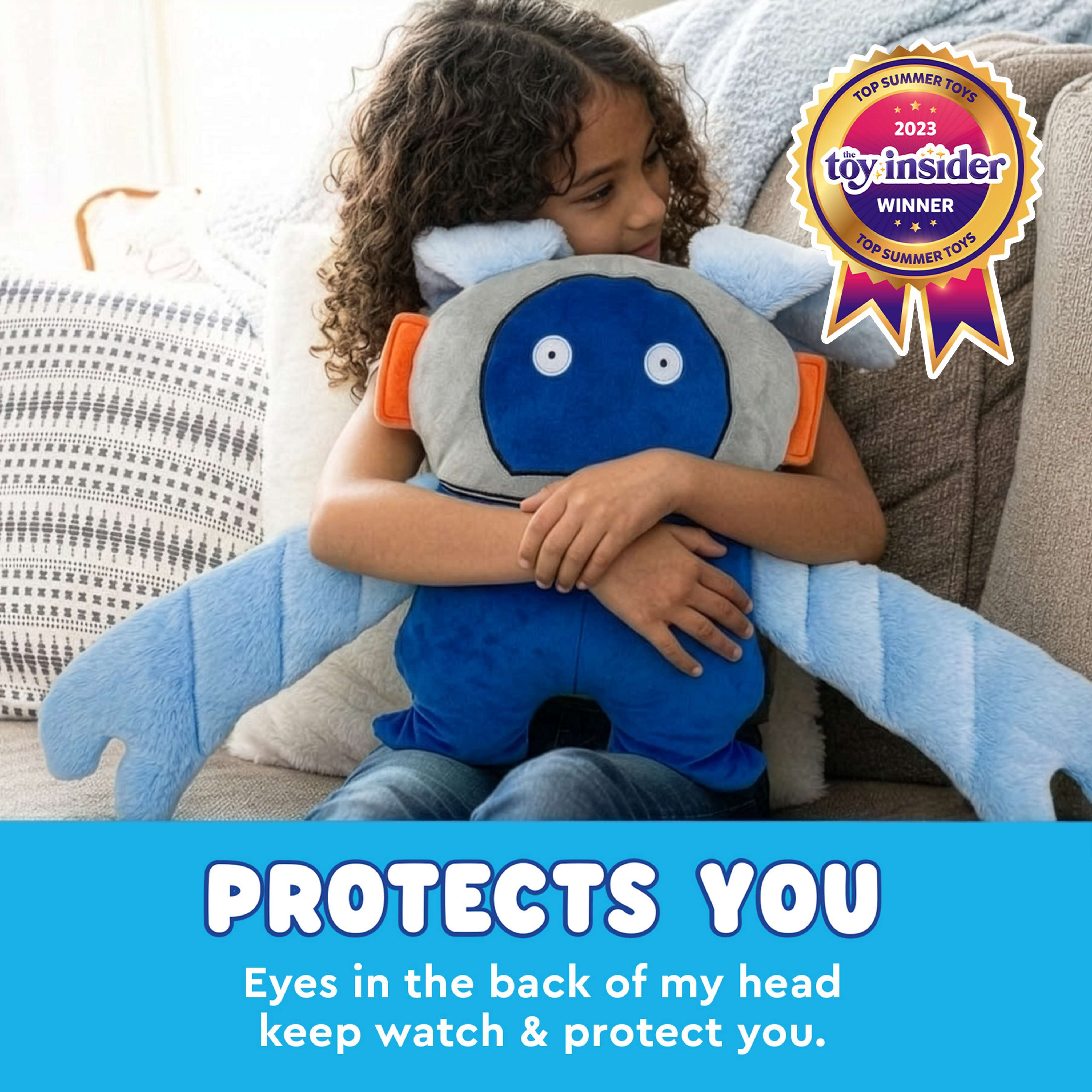 Bumpas Ollo Weighted Plush Toy - Calming, Machine Washable, Realistic Hug - Ages 3 and Up