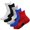 Style 2, variant on TSoduce Performance Ankle Athletic Socks Comfort Cushioned Breathable Compression Running Sports Quarter Socks Men Pack