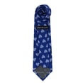 thumbnail image 4 of Jacob Alexander Happy Valentine's Day Big White Hearts Pattern Extra Long Neck Tie for Big and Tall Men - Blue, 4 of 7