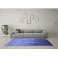 thumbnail image 3 of Ahgly Company Indoor Rectangle Oriental Blue Industrial Area Rugs, 2' x 3', 3 of 4