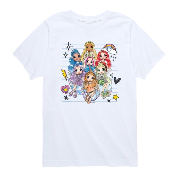 Rainbow High - Doodle - Youth Boys Short Sleeve Graphic T-Shirt