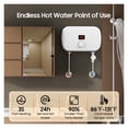 thumbnail image 2 of Mini Multi-Power Control Tankless Rapid Heating Instant Electric Water Heater Geyser, 2 of 6