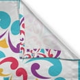thumbnail image 3 of Ambesonne Rainbow Mandala Kitchen Curtains, Colorful Swirls, 55"x39", Multicolor, 3 of 3