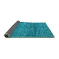 thumbnail image 2 of Ahgly Company Indoor Rectangle Abstract Turquoise Blue Modern Area Rugs, 8' x 12', 2 of 4