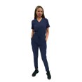 thumbnail image 5 of Fubu Women's Slim Fit High Waisted Jogger Yoga Scrub Pant Medical Nursing Uniform, 5 of 7
