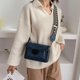 thumbnail image 3 of Bolso de un solo hombro para mujer, bolso de mensajero de piel sintética para citas, bolso de mensajero con forma retro, 3 of 5