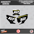 thumbnail image 2 of Kalair GFX Graphics Kit for Husqvarna FS450 SUPERMOTO (2019-2022) Serenity Series, 2 of 5