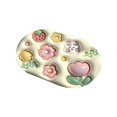 thumbnail image 2 of yuksok 1x Bath Floor Mats Water Absorbent Non Slip Shower Mat for Bathtub Kitchen Pools Flowers Rabbit Face, 2 of 9