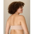 thumbnail image 4 of Playtex Full-Coverage Strapless Bra with Convertible Straps, Moisture-Wicking  Almond 38DDD Women's, 4 of 9