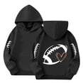 thumbnail image 4 of WhouRiu Girls Fashion Graphic Hoodies Kids Casual Long Sleeve Hooded Pullover Autumn Winter Cute Cozy Sweatshirts With Pockets,8-9 Years, 4 of 4