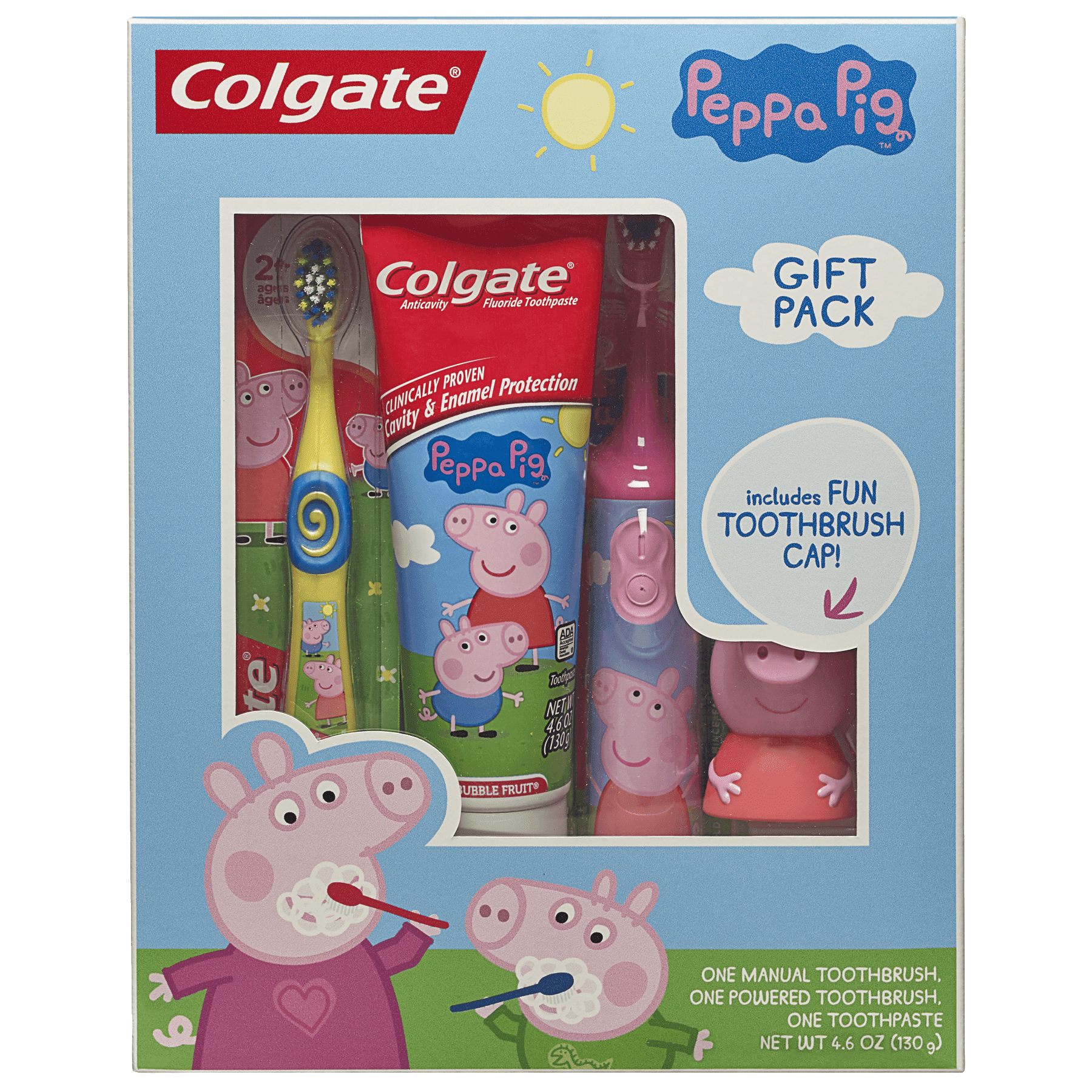 Colgate Kids Toothbrush, Toothpaste