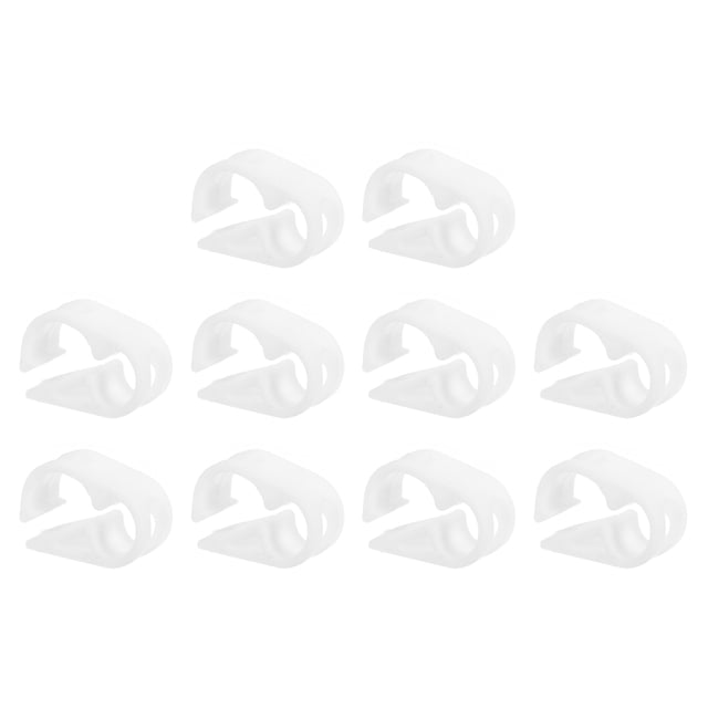 Unique Bargains Plastic Tubing Clamps, 10 Pack 1/8'-5/32' Tube OD Flow Control Hose Clamp