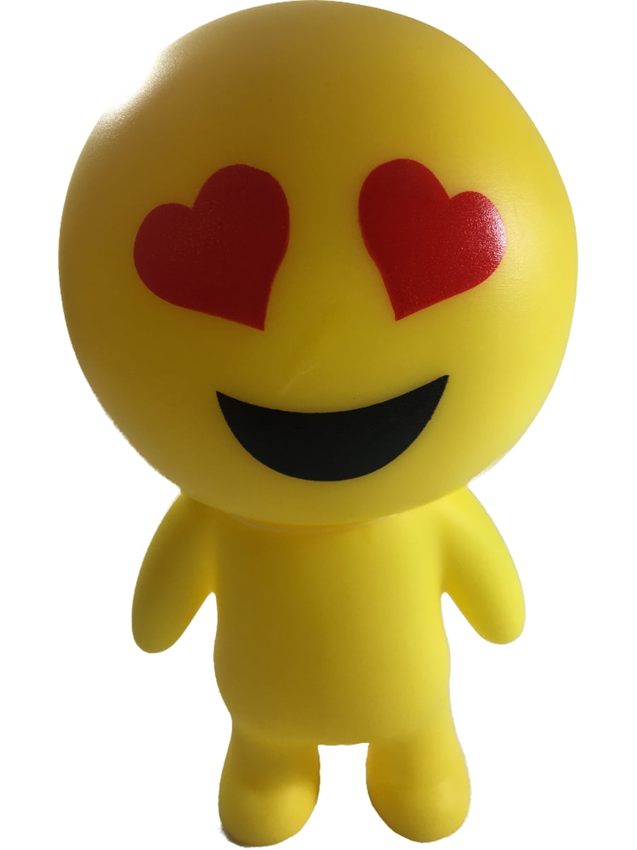 Yellow Heart Eyes Emoticon Emoji 