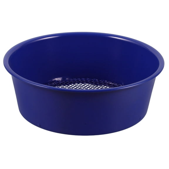 PTOOTP Round Metal Sifting Tool in for Rocks, Sand, and Gardening, Handheld Sieve for Outdoor Use