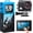Black Camera, variant on AKASO EK7000 Pro Action Camera 4K30fps Waterproof Camera with Touch Screen Underwater Camera EIS 131FT 170° Wide Angle Remote WiFi 5X Zoom