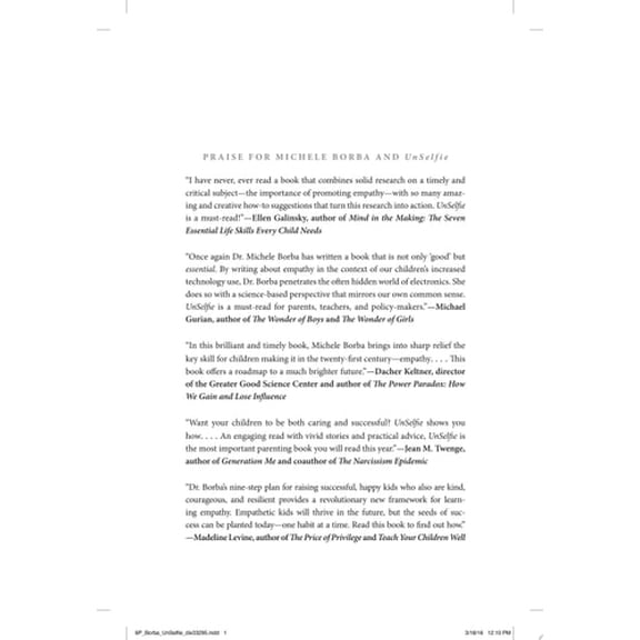 Pre-Owned UnSelfie: Why Empathetic Kids Succeed in Our All-About-Me World (Hardcover) 1501110039 9781501110030