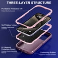 thumbnail image 6 of AICase Compatible With iPhone 15 Pro Max Case Heavy Duty Shockproof Rugged Cover,Purple/Pink, 6 of 11