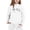 White, variant on Girls Outfits Hoodies Letter Print Sweatshirt, Stylish Comfortable Long Sleeve Pullover, Everyday Wear Preppy Graphic Design