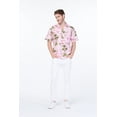 thumbnail image 5 of Hawaii Hangover Men and Big Men Pink flamingo Shirt, up to size 3XL, 5 of 5