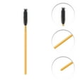 thumbnail image 3 of Unique Bargains 50 Pcs Pineapple Shape Eyelash Brush for Bathroom Gold Tone Black Plastic Silicone, 3 of 5