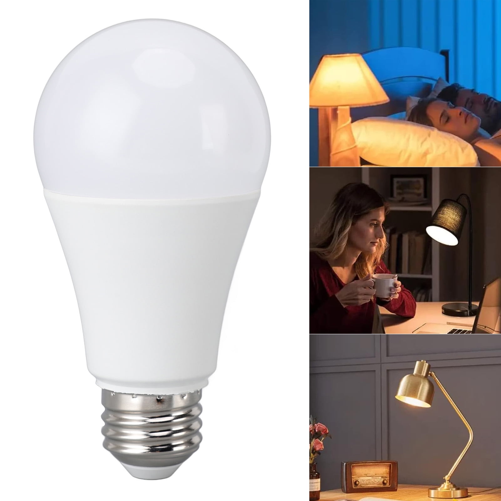 Ampoule LED Dimmable, Économie d'Énergie Ampoule Domestique 100-245V pour Éclairage Intérieur Extérieur