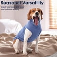 thumbnail image 6 of IECOii 4XL Dog Sweater - Stretch Fleece Sweater with Turtleneck,DarkRed,XXXX-Large, Warm Pullover Sweatshirt Pajamas for Indoor Sleeping/Outdoor Walking, Comfort Fit for Giant Breeds Like Great Dane, 6 of 9