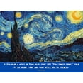 thumbnail image 2 of ArtsyQuotes 14x12 Gold Ornate Wood Framed with Double Matting Museum Art Print Titled - Vincent Van Gogh Quote: Voice in Your Head, 2 of 4