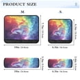 thumbnail image 3 of ALAZA Unicorn Running on Rainbow Car Seat Belt Adjuster Neck Covers Shoulder Cushions Pads S, 3 of 8