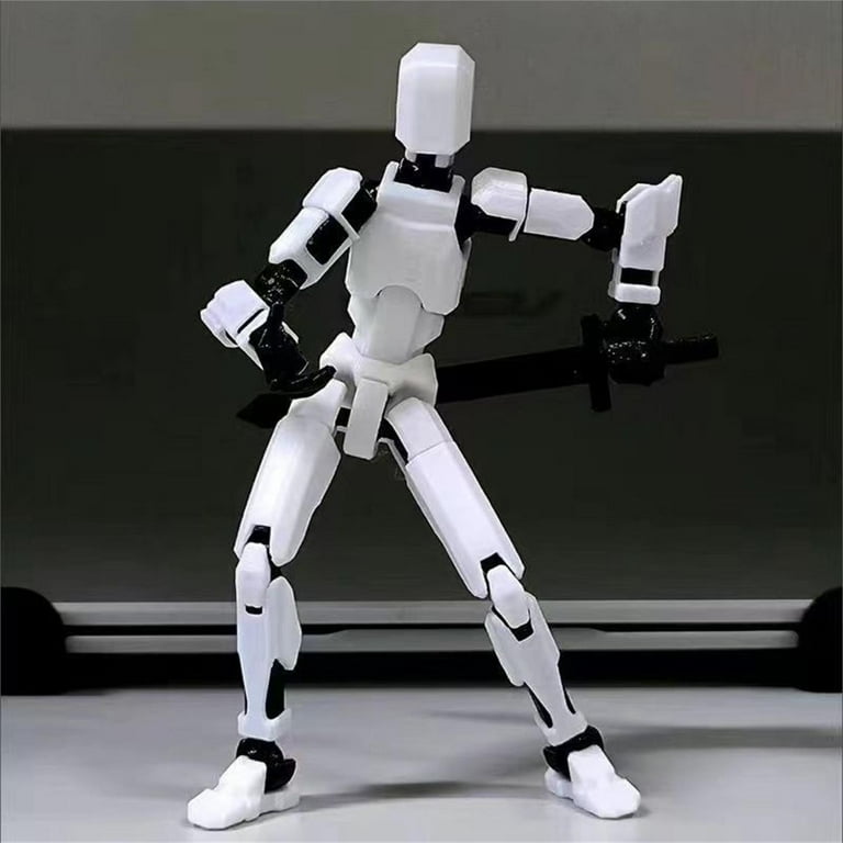 T13 9pc Multi Jointed Action Figures Play Set Movable Robot Toys for Desktop Decoration and Gifts Walmart