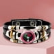 thumbnail image 5 of Pulsera Cuero Con Palestina Ajustable 3 Hilos para Apoyo A Eventos (3), 5 of 9