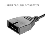 1 Pack GM Diagnostic Scanner OBD1 to OBD2 16 Pin Converter 12 Pin Adapter Cable