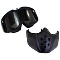 Birdz Eyewear Pelican 2 Pairs Mask Safety Goggles Fitover Black TPU ...